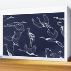 Cranes Wall Mural Gallery Image 2