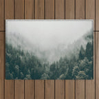 Foggy Forest 3 Outdoor Rug Gallery Image 1
