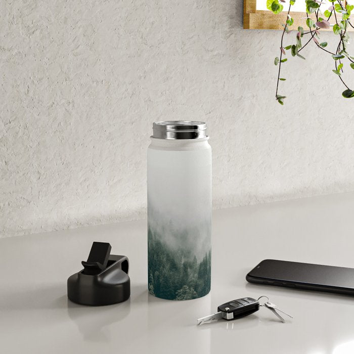 Foggy Forest 3 Water Bottle Gallery Image 4
