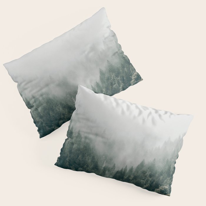 Foggy Forest 3 Pillow Sham Gallery Image 3