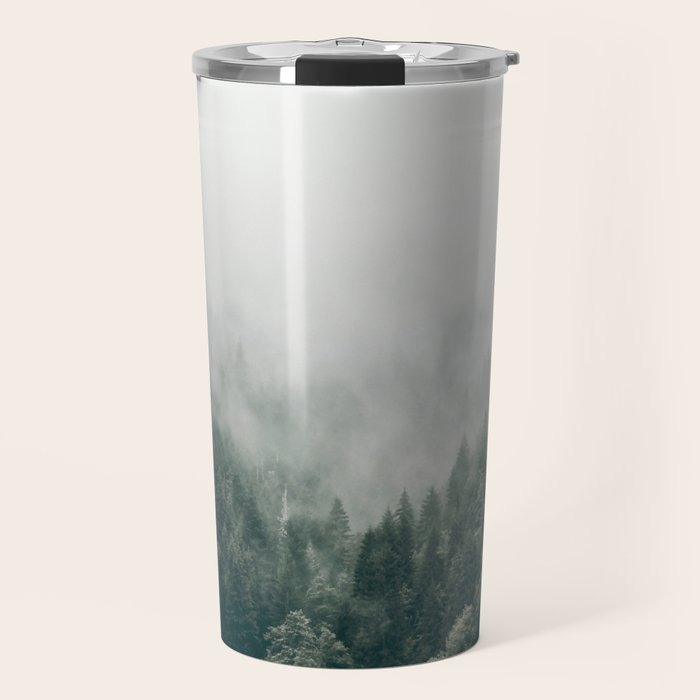 Foggy Forest 3 Travel Mug Gallery Image 1
