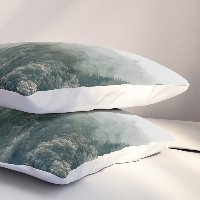 Foggy Forest 3 Pillow Sham Gallery Image 3