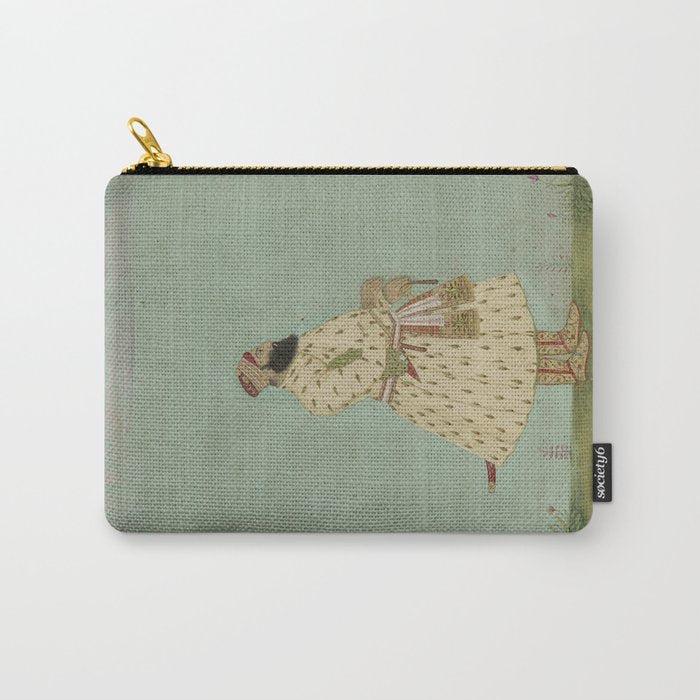 Mughal Indian Painting Illustration Carry All Pouch Gallery Image 1