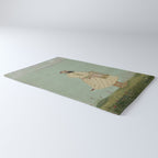 Mughal Indian Painting Illustration Rug Gallery Image 3