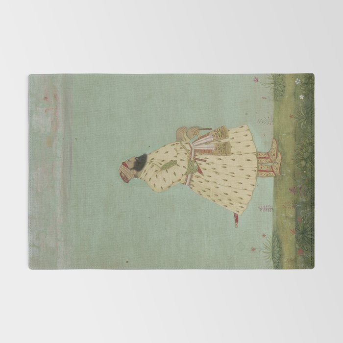 Mughal Indian Painting Illustration Rug Gallery Image 2