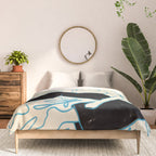 WOMAN IN A FIELD OF FLOWERS Comforter Gallery Image 3