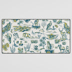 Grand Canyon National Park Wildlife Pattern Desk Mat Gallery Image 3