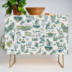 Grand Canyon National Park Wildlife Pattern Credenza Gallery Image 1