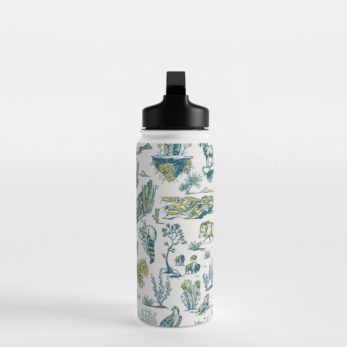 Grand Canyon National Park Wildlife Pattern Water Bottle Gallery Image 3