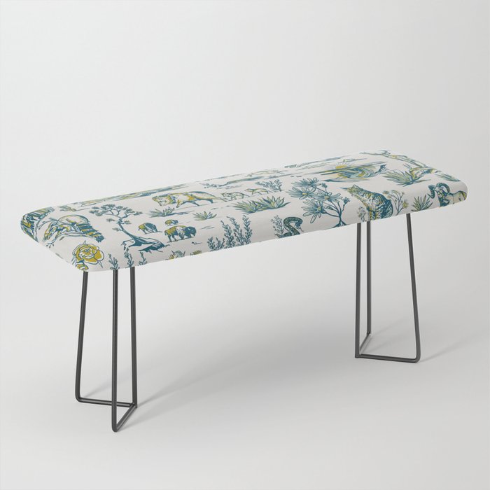 Grand Canyon National Park Wildlife Pattern Bench Gallery Image 1