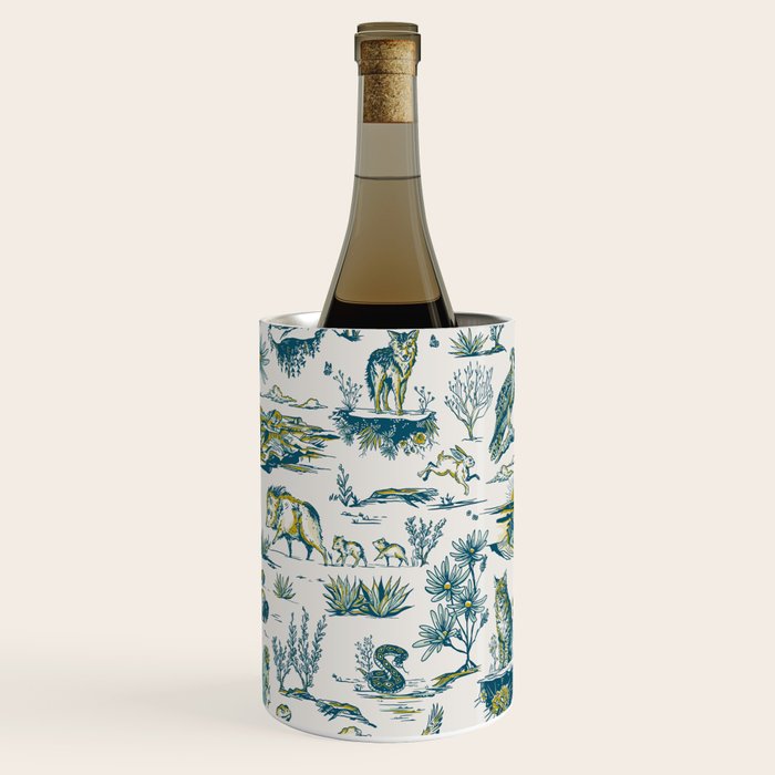 Grand Canyon National Park Wildlife Pattern Wine Chiller Gallery Image 1