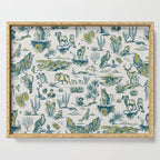 Grand Canyon National Park Wildlife Pattern Serving Tray Gallery Image 1