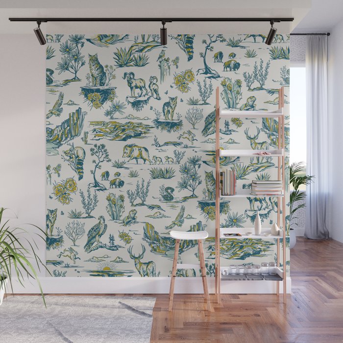 Grand Canyon National Park Wildlife Pattern Wall Mural Gallery Image 1