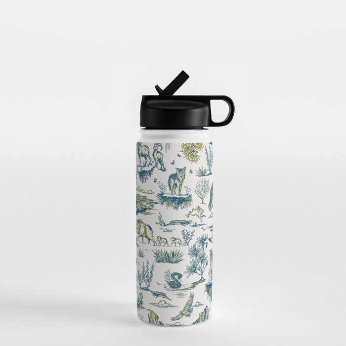 Grand Canyon National Park Wildlife Pattern Water Bottle Gallery Image 1