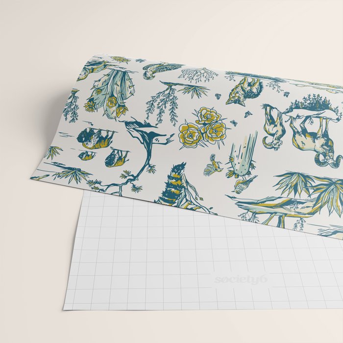 Grand Canyon National Park Wildlife Pattern Wrapping Paper Gallery Image 2