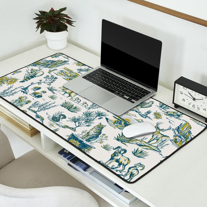 Grand Canyon National Park Wildlife Pattern Desk Mat Gallery Image 2