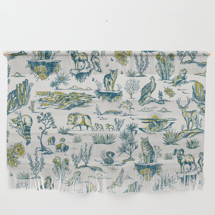 Grand Canyon National Park Wildlife Pattern Wall Hanging Gallery Image 1