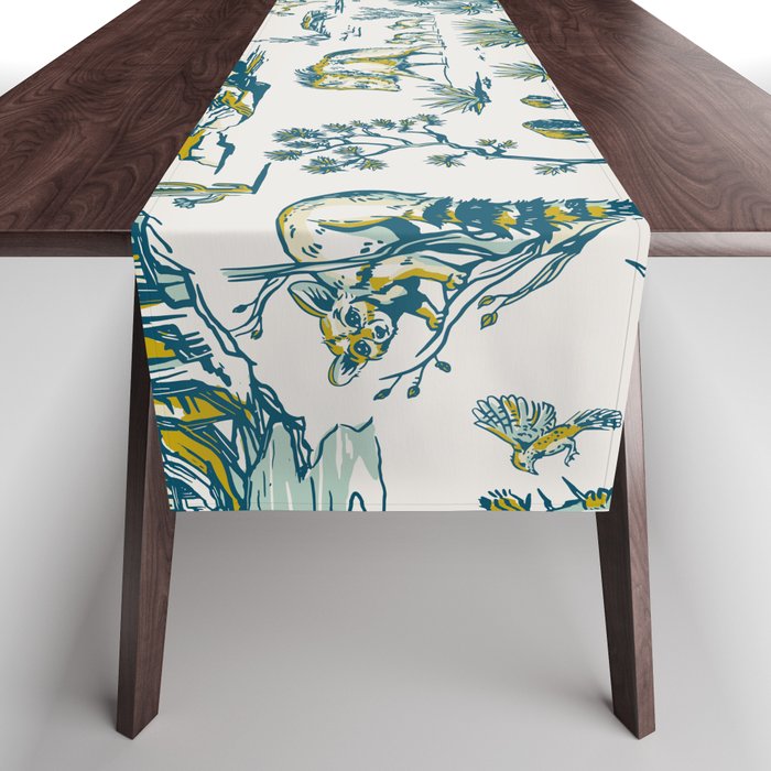 Grand Canyon National Park Wildlife Pattern Table Runner Gallery Image 1