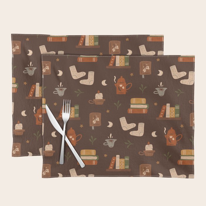 Cozy Night Reading Placemat