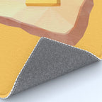 Toast with Butter polygon art Rug Gallery Image 4