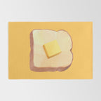 Toast with Butter polygon art Rug Gallery Image 2