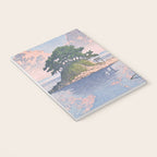 Fishermen At Kujukushima Island By Hasui Kawase - Vintage Japanese Woodblock Print Art Notebook Gallery Image 3