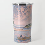 Fishermen At Kujukushima Island By Hasui Kawase - Vintage Japanese Woodblock Print Art Travel Mug Gallery Image 1