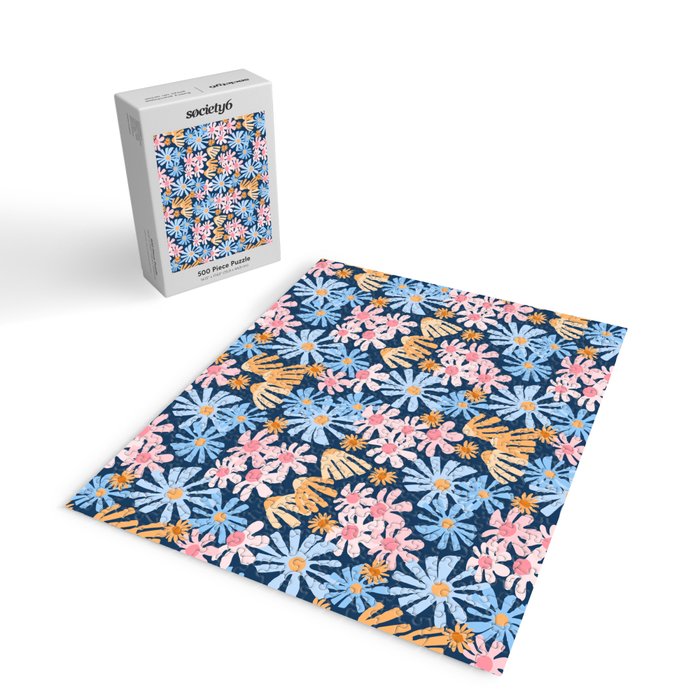 Daisies pattern Jigsaw Puzzle Gallery Image 2