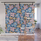 Daisies pattern Wall Mural Gallery Image 1