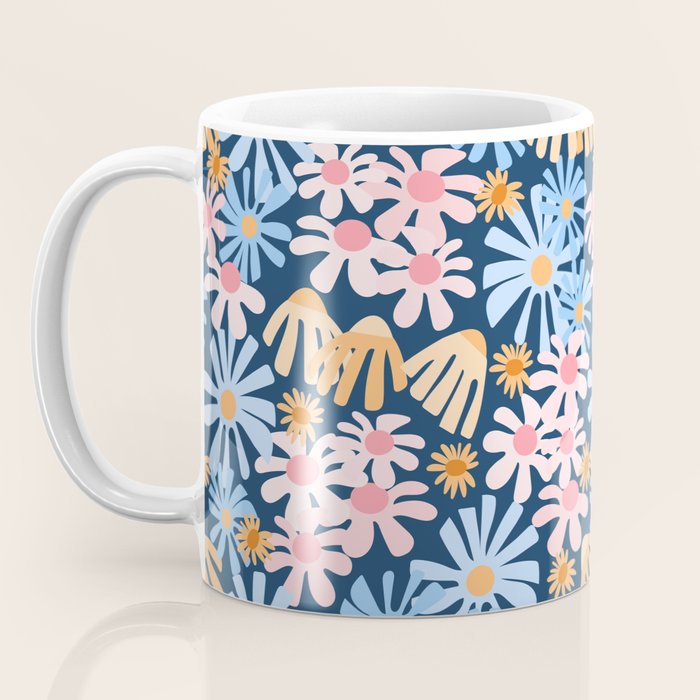 Daisies pattern Coffee Mug Gallery Image 3