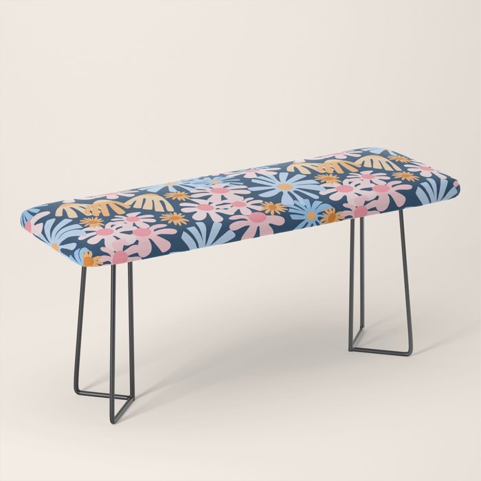 Daisies pattern Bench Gallery Image 1