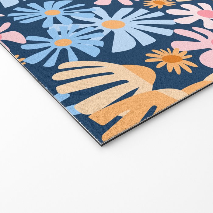 Daisies pattern Welcome Mat Gallery Image 2