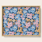 Daisies pattern Serving Tray Gallery Image 1