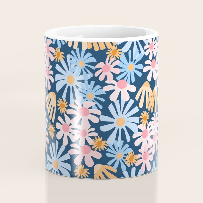 Daisies pattern Coffee Mug Gallery Image 4