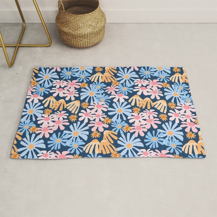 Daisies pattern Rug Gallery Image 1