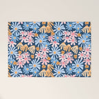 Daisies pattern Welcome Mat Gallery Image 1