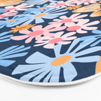 Daisies pattern Bath Mat Gallery Image 3