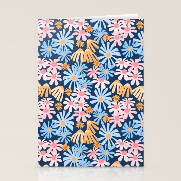 Daisies pattern Stationery Card Gallery Image 1