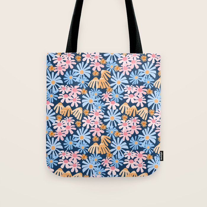 Daisies pattern Tote Bag Gallery Image 1