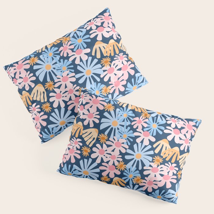 Daisies pattern Pillow Sham Gallery Image 3