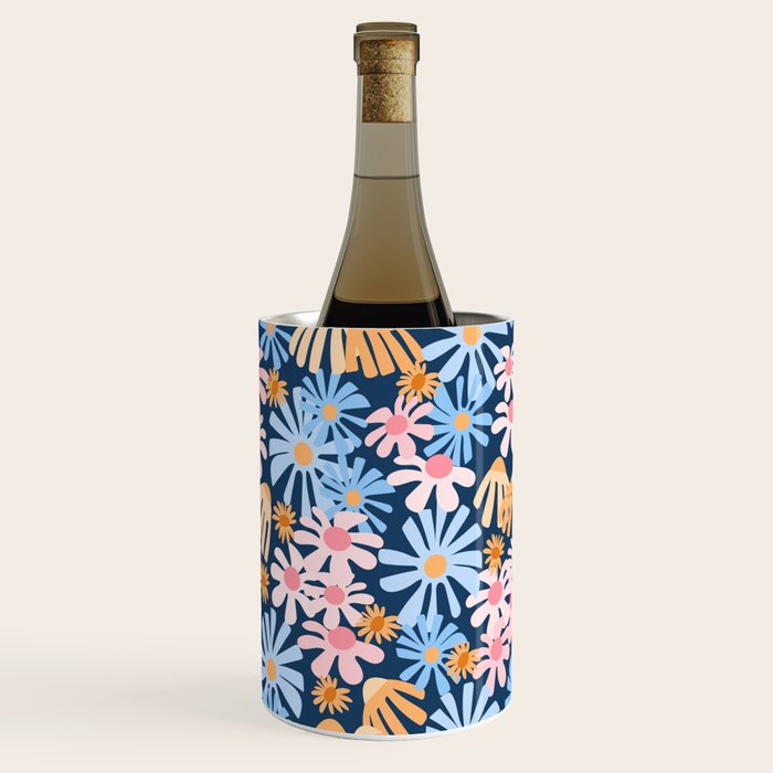 Daisies pattern Wine Chiller Gallery Image 1