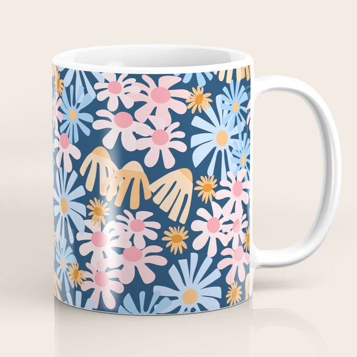 Daisies pattern Coffee Mug Gallery Image 1