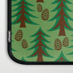 Abstract Fir Trees and Pine Cones Laptop Sleeve Gallery Image 3