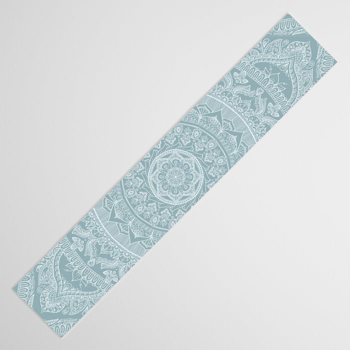 Mandala - Soft turquoise Table Runner Gallery Image 3