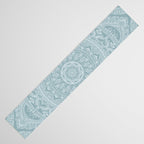 Mandala - Soft turquoise Table Runner Gallery Image 3