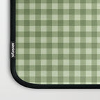 Gingham Plaid Pattern - Natural Green Laptop Sleeve Gallery Image 3