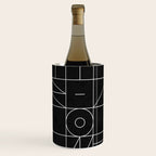 My Favorite Geometric Patterns No.9 - Black Wine Chiller Gallery Image 2