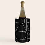 My Favorite Geometric Patterns No.9 - Black Wine Chiller Gallery Image 1