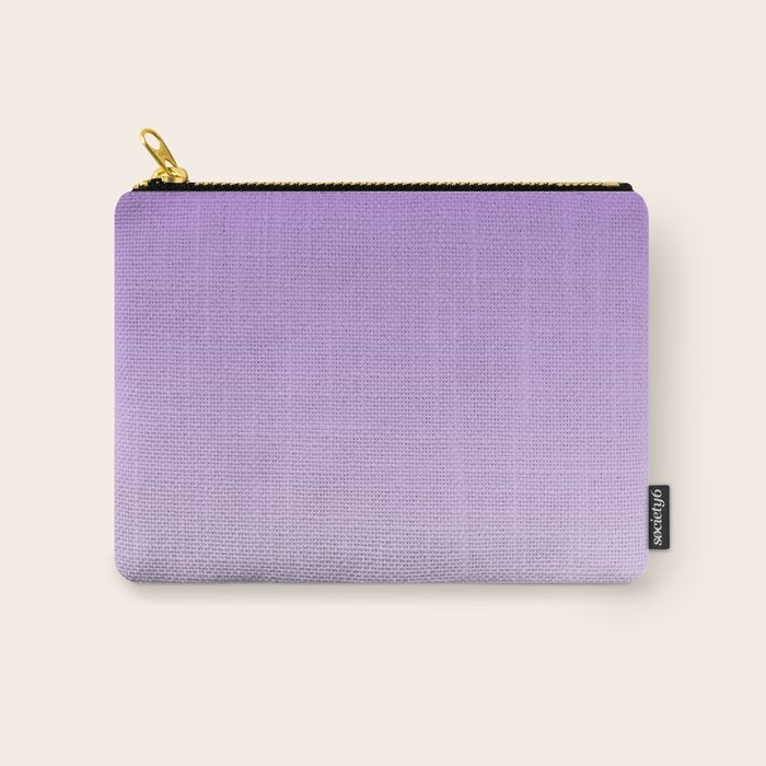 Dreamy Violet Purple Ombre Gradient Carry All Pouch Gallery Image 1