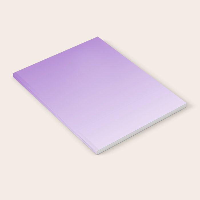 Dreamy Violet Purple Ombre Gradient Notebook Gallery Image 1
